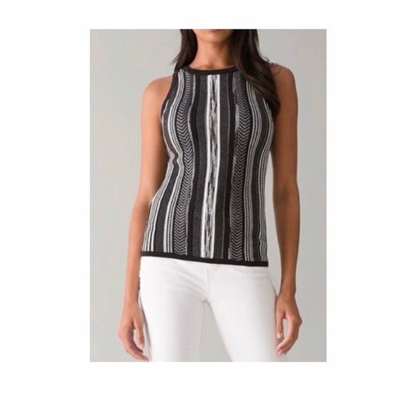 White House Black Market Tops - White House Black Market Knit Sleeveless Crewneck Sweater Top